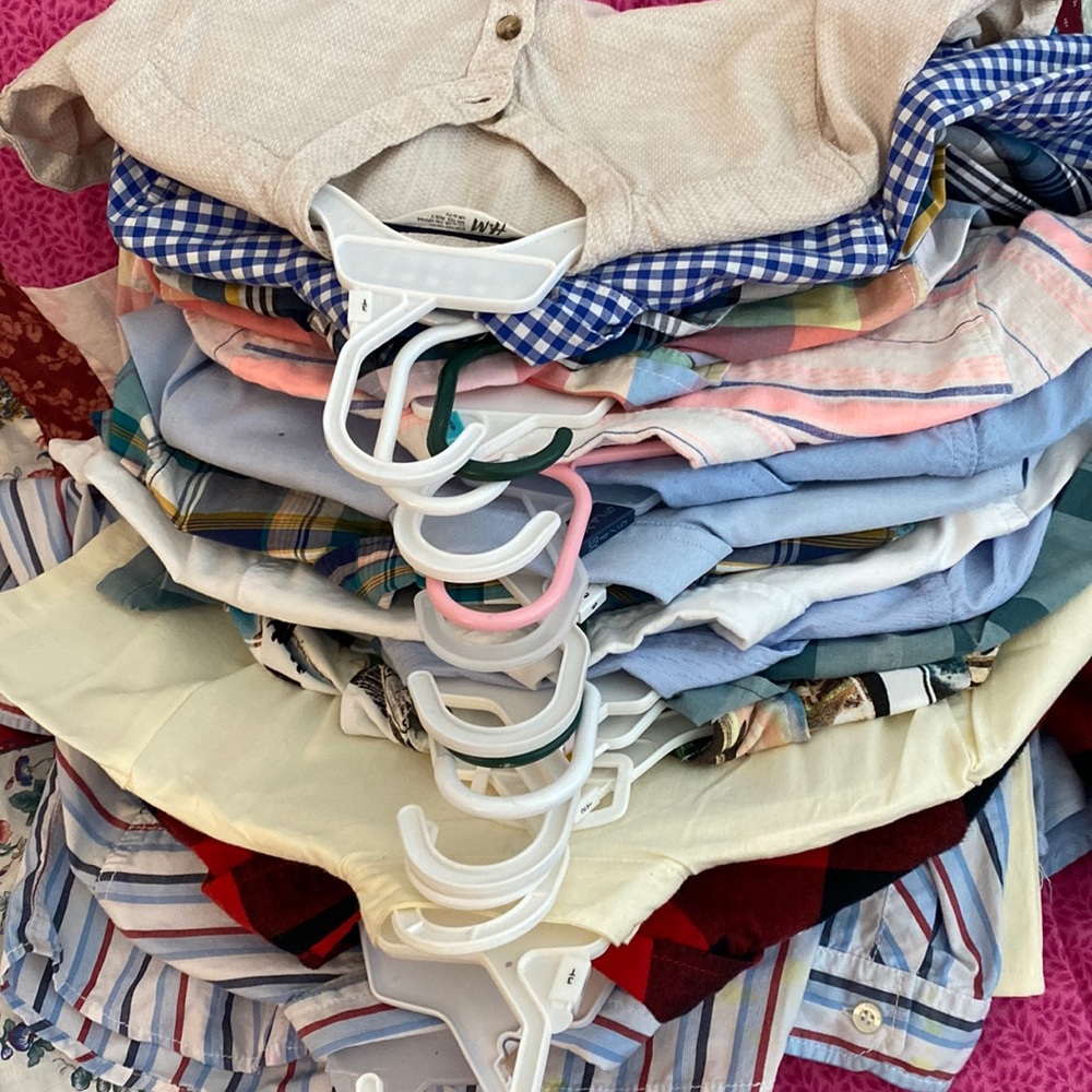 Bundle of 15 boy shirts
